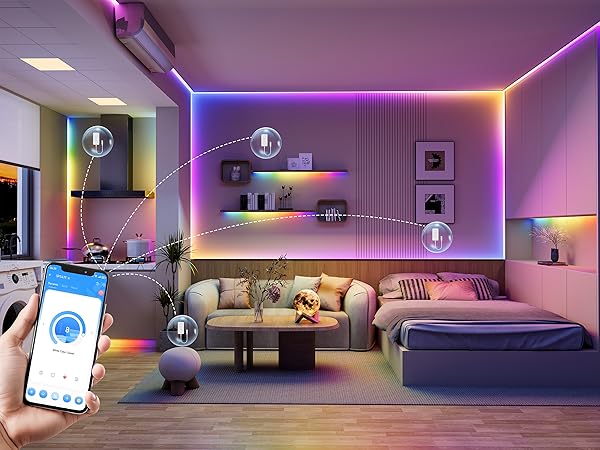 LED lighting installation by H&R Tech Guys in Glendale