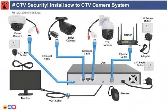 Security camera installation by H&R Tech Guys in Glendale